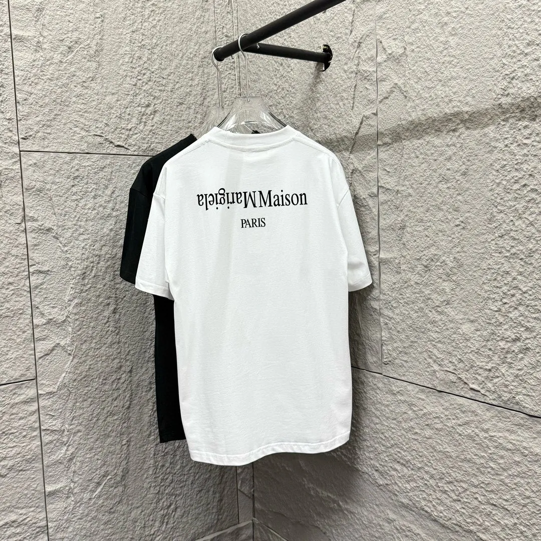 MM 6 *2025 New Arrival Classic T Same Style ：Black White Size： S （90-130 ） M （120-150 ） L （140-165 ） XL （160-180 ） XXL （180-210 ）